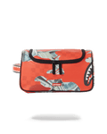 MONEY CAMO (RED) TOILETRY BAG