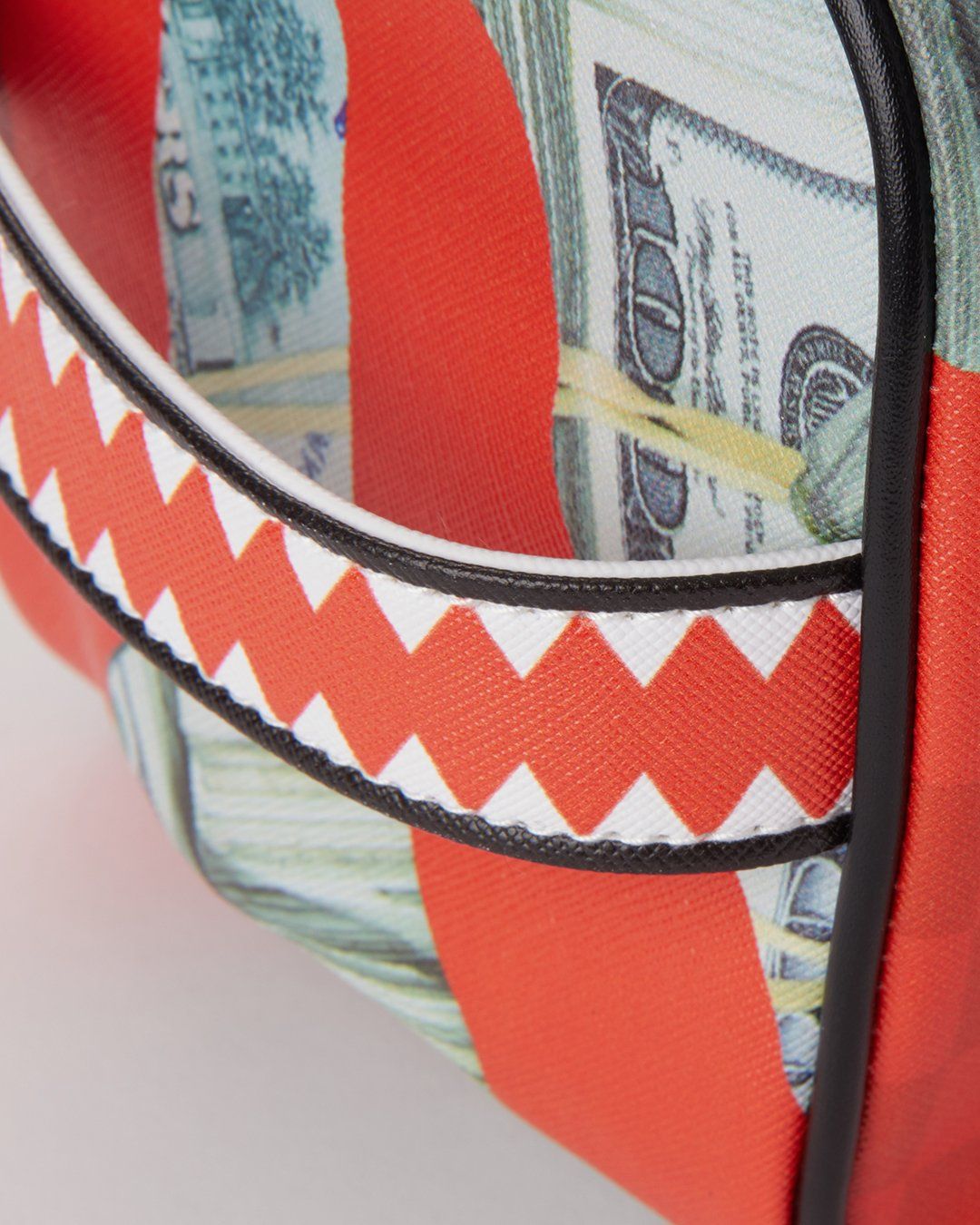 MONEY CAMO (RED) TOILETRY BAG