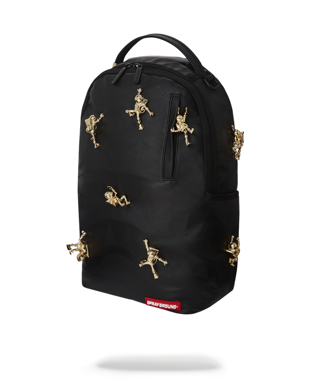 THE LOST IN SPACE BACKPACK (10 3D GOLD METAL ASTRONAUTS)