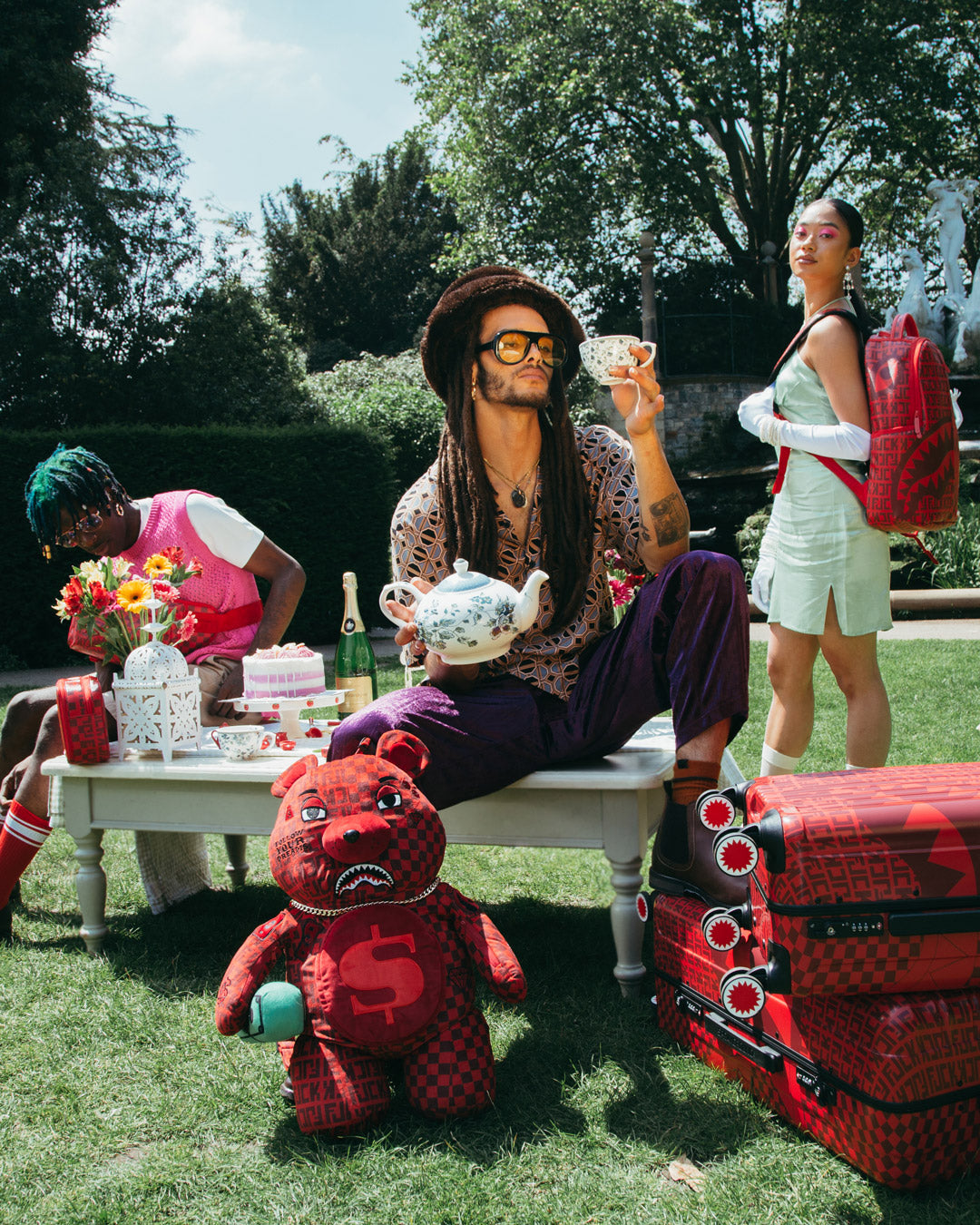 VENI VIDI VICI MONEYBEAR TEDDYBEAR BACKPACK