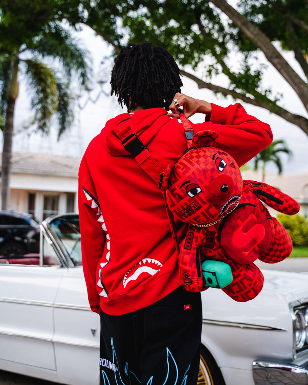 VENI VIDI VICI MONEYBEAR TEDDYBEAR BACKPACK