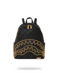 NOIR QUILT GOLD CHAIN SHARK SAVAGE BACKPACK