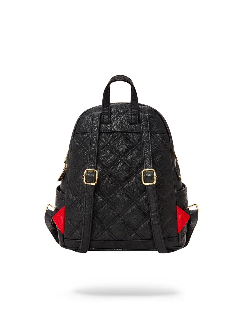 NOIR QUILT GOLD CHAIN SHARK SAVAGE BACKPACK