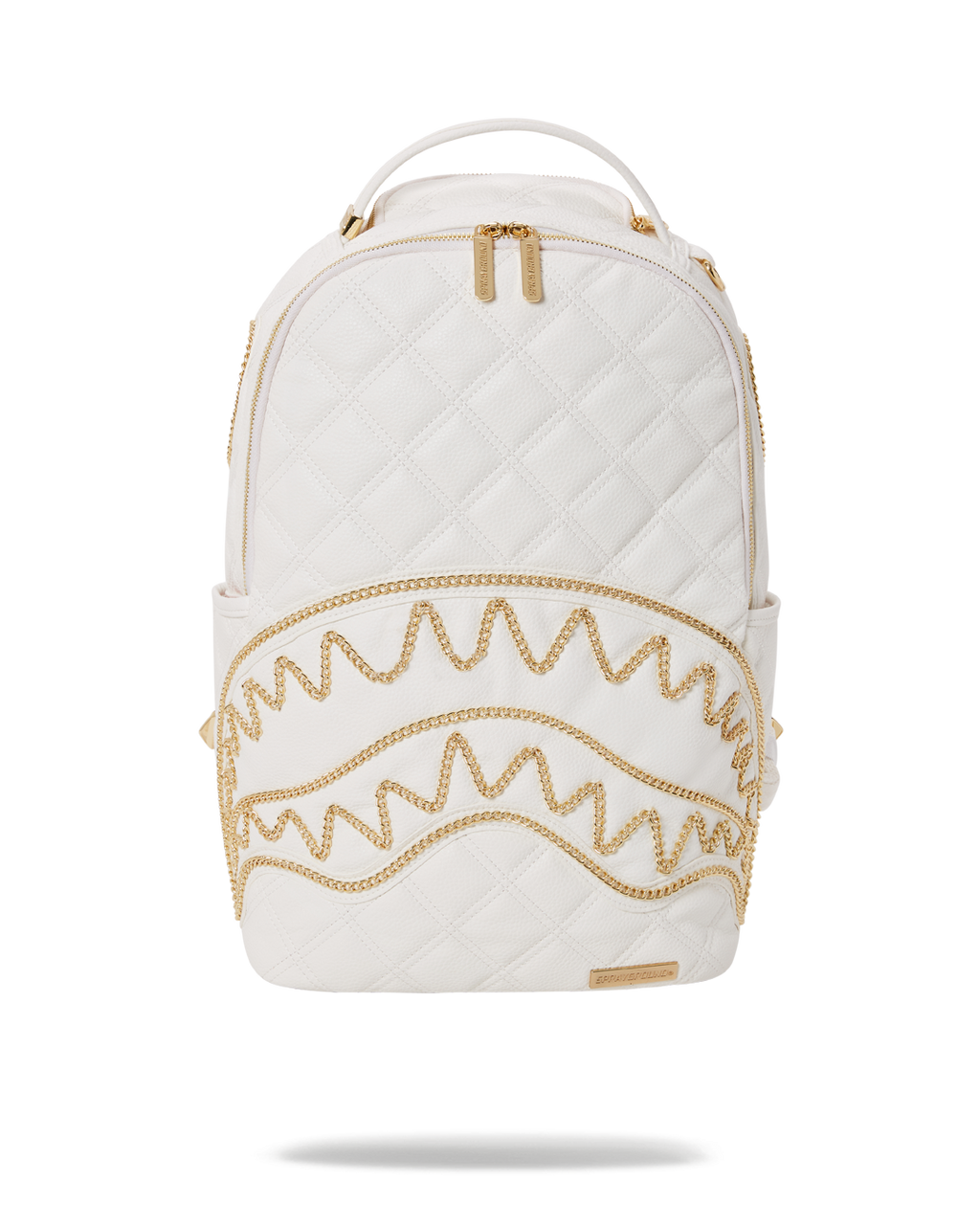 RIVIERA LE BLANC GOLD CHAIN SHARK BACKPACK (DLXV)