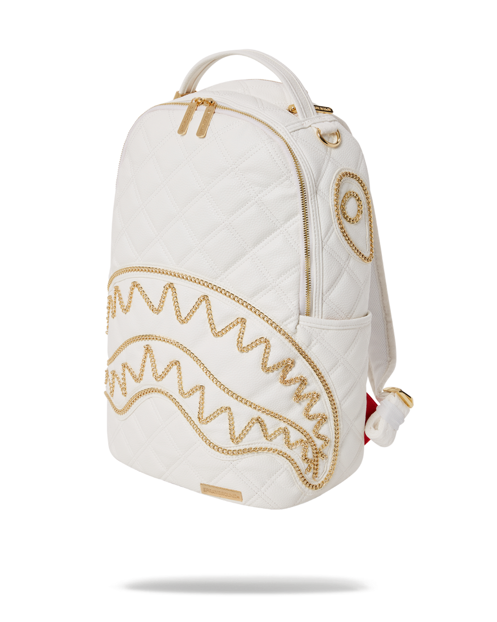 RIVIERA LE BLANC GOLD CHAIN SHARK BACKPACK (DLXV)