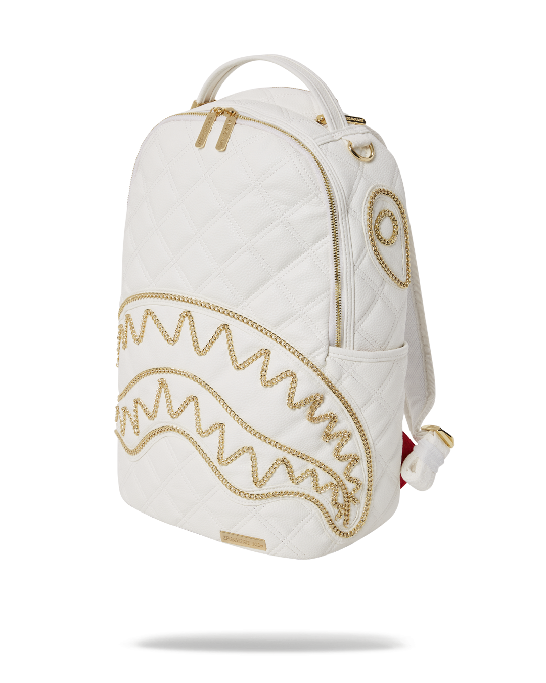 RIVIERA LE BLANC GOLD CHAIN SHARK BACKPACK (DLXV)