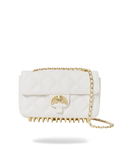 RIVIERA LE BLANC GOLD CHAIN SHARK HANDBAG