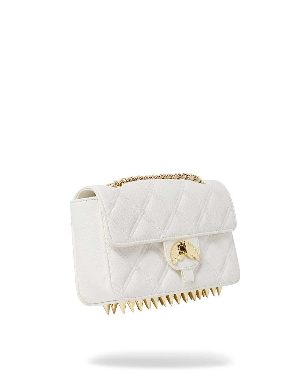 RIVIERA LE BLANC GOLD CHAIN SHARK HANDBAG