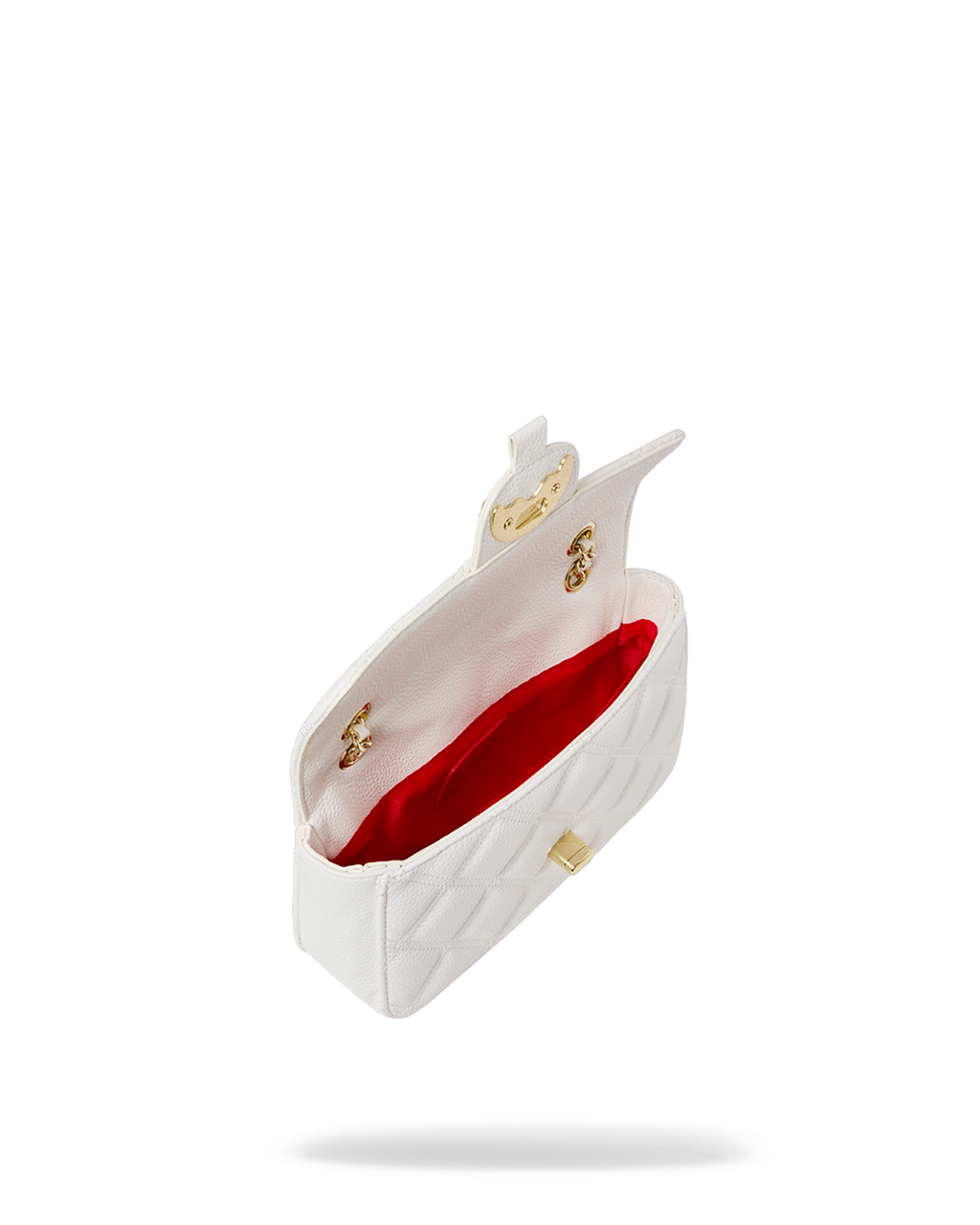 RIVIERA LE BLANC GOLD CHAIN SHARK HANDBAG