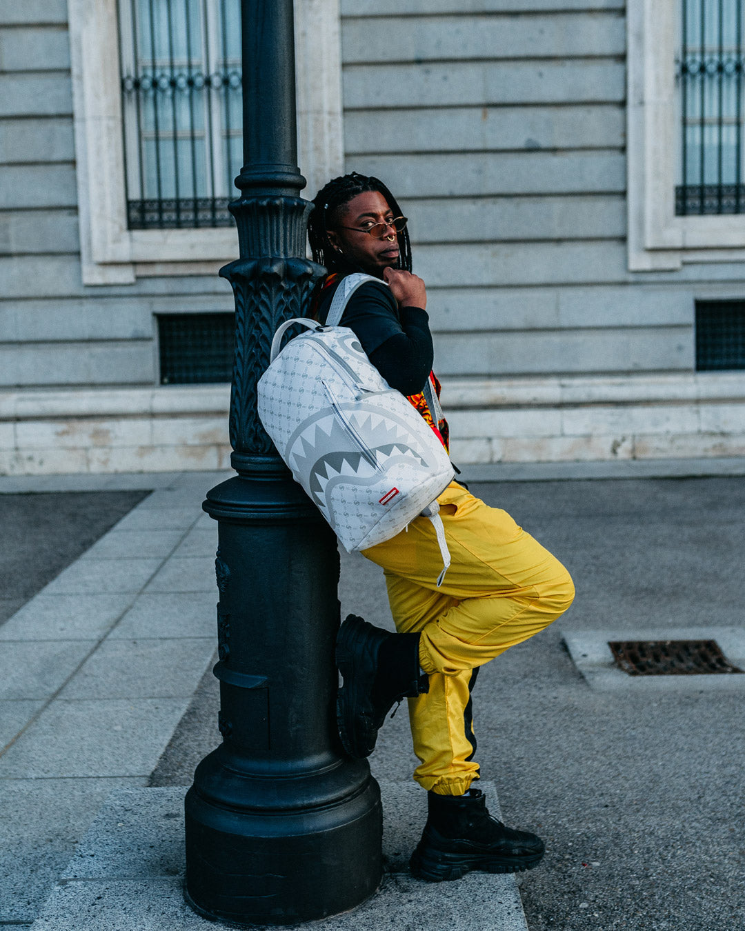 MONEY PATTERN POWDER BACKPACK (DLXV)