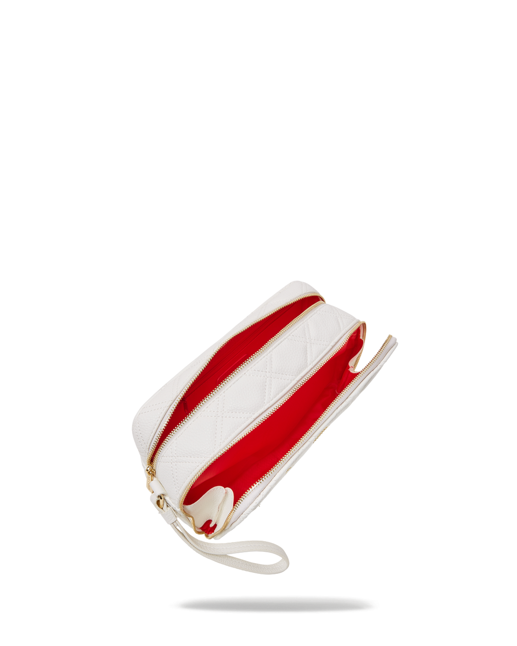 RIVIERA LE BLANC GOLD CHAIN SHARK TOILETRY BAG