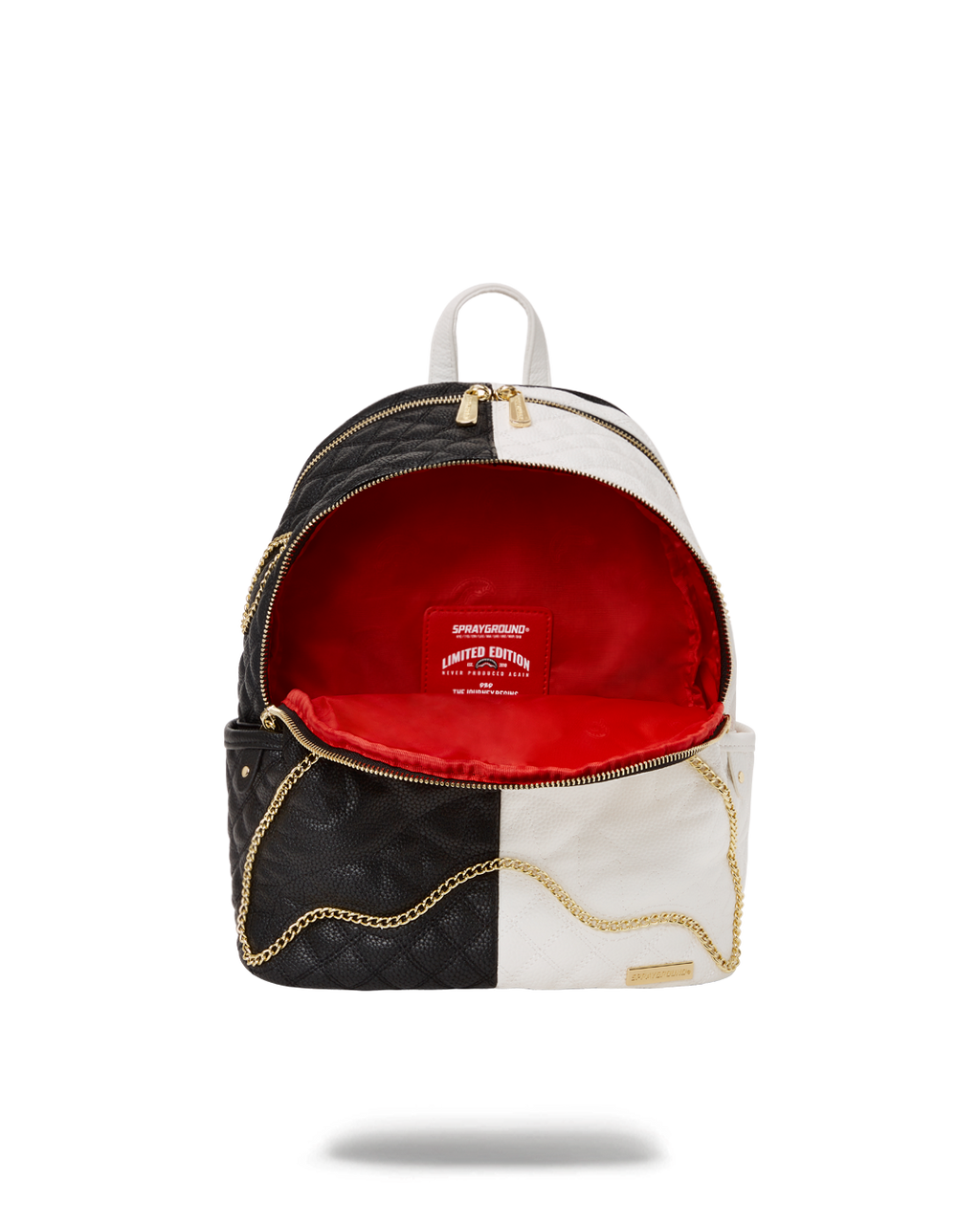 LEVELED UP SPLIT QUILT SHARK SAVAGE BACKPACK