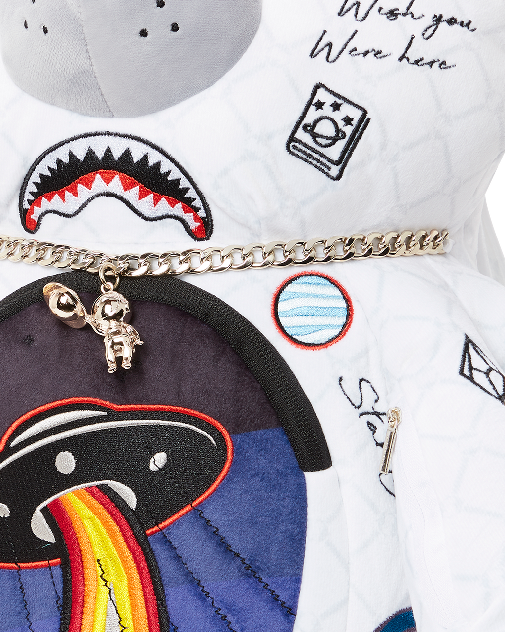 UFO SPACED OUT MONEYBEAR TEDDYBEAR BACKPACK
