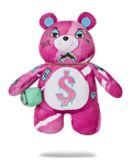 PINK PUNK MONEYBEAR TEDDYBEAR BACKPACK