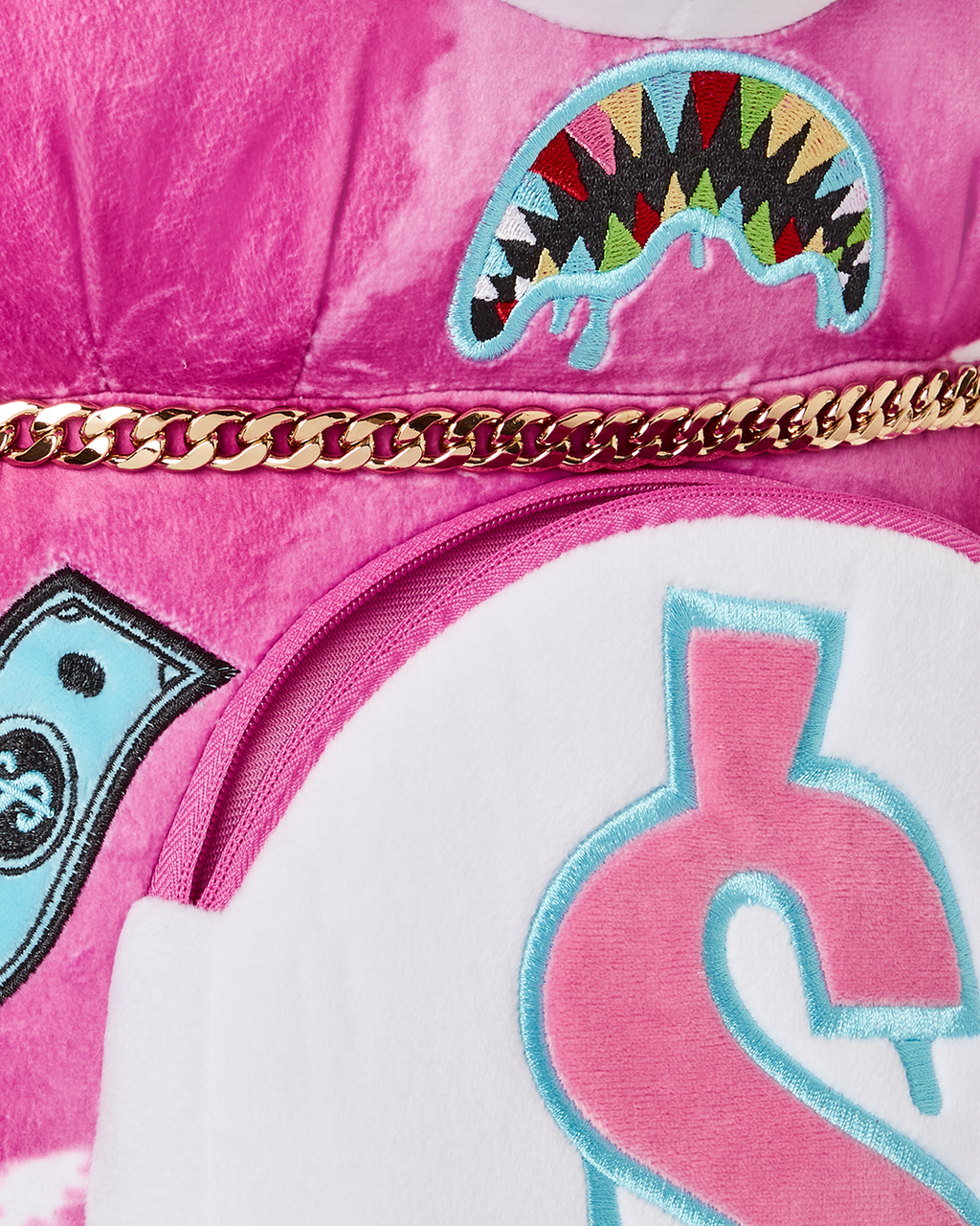 PINK PUNK MONEYBEAR TEDDYBEAR BACKPACK