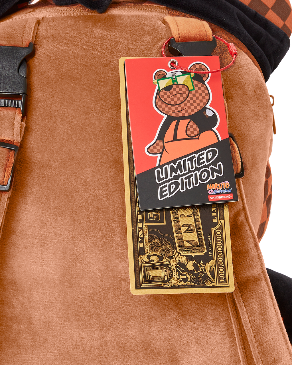 NARUTO MONEYBEAR TEDDYBEAR BACKPACK