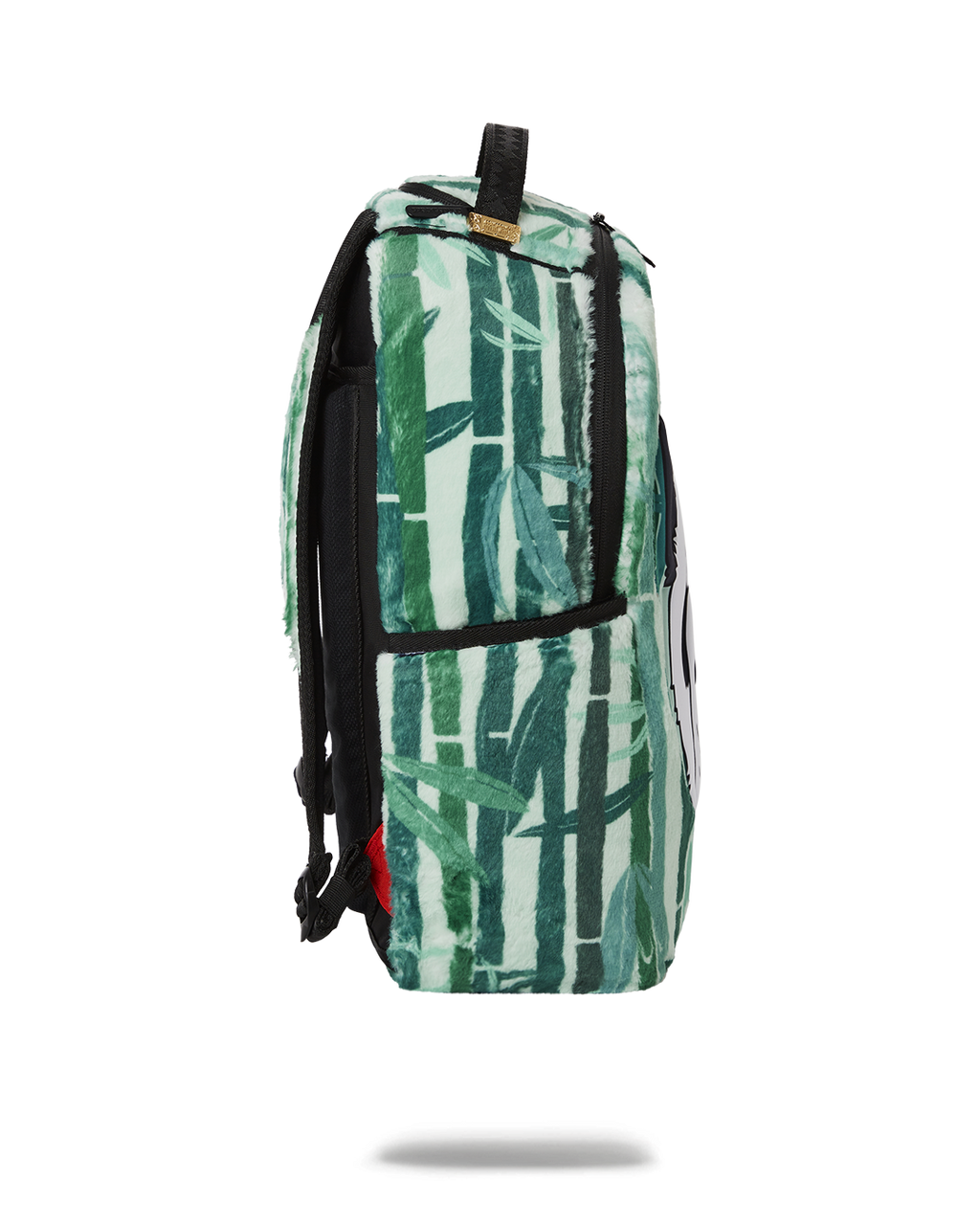 PANDA COZY VELOUR FUR BACKPACK