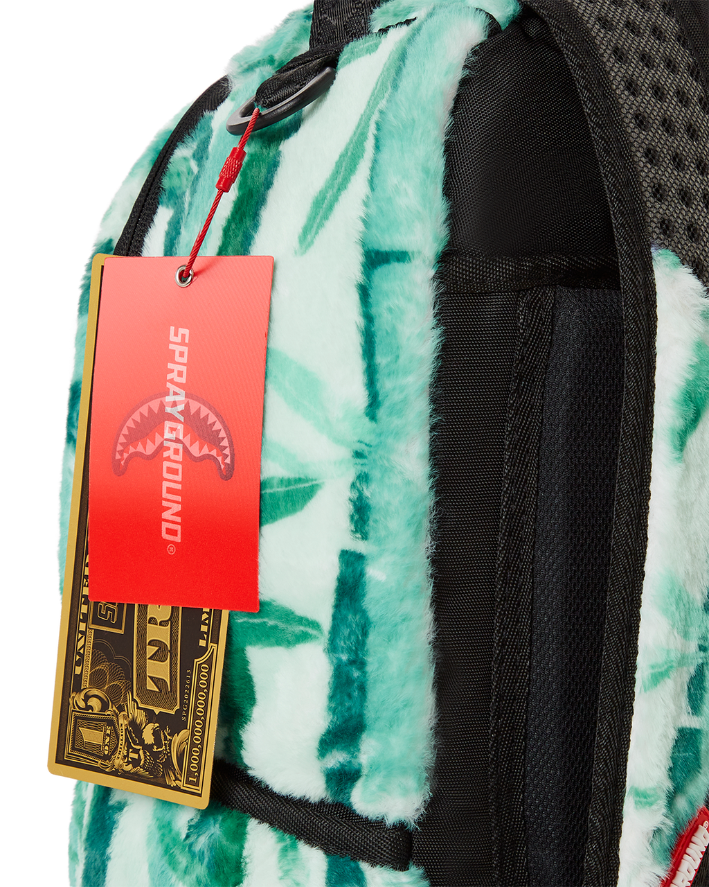 PANDA COZY VELOUR FUR BACKPACK