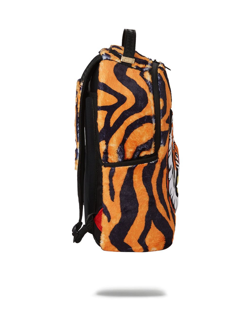 TIGER COZY VELOUR FUR BACKPACK