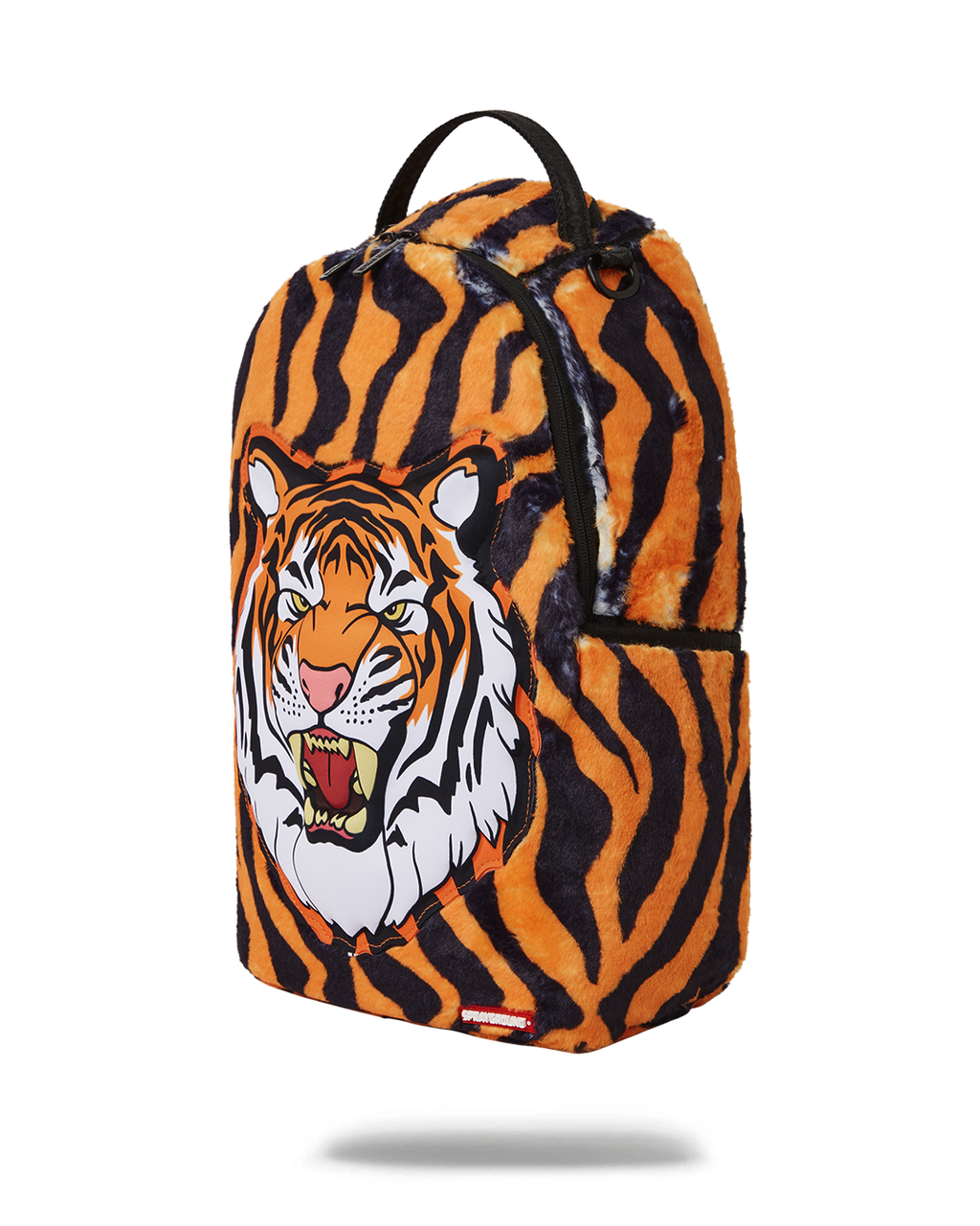 TIGER COZY VELOUR FUR BACKPACK