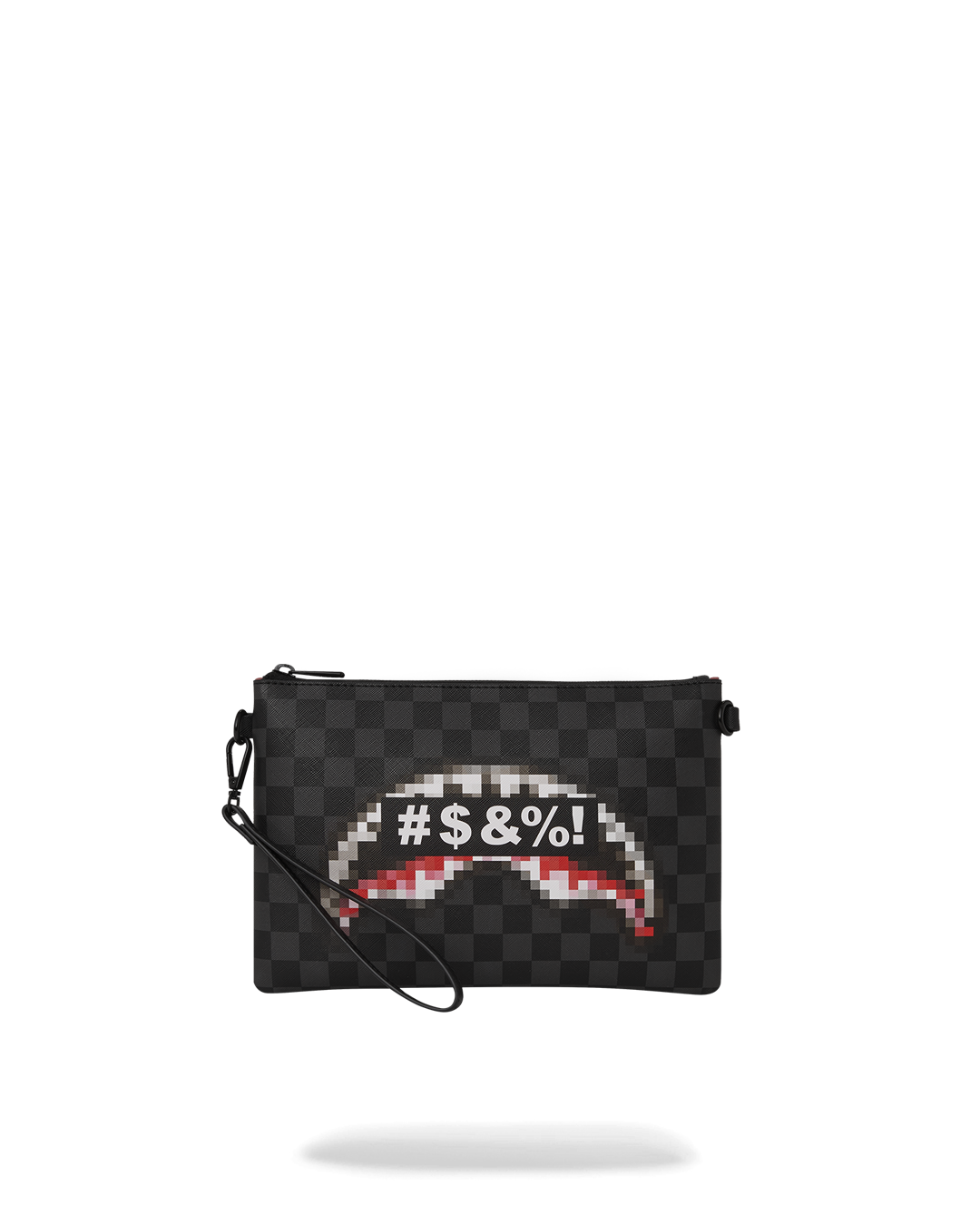 'WHAT THE BEEP' SHARK CROSSOVER CLUTCH