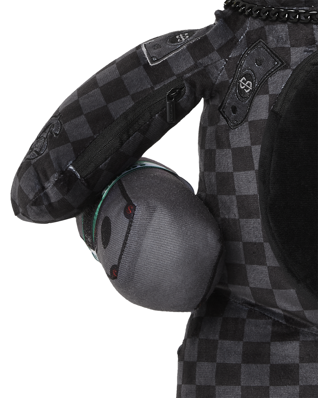 'WHAT THE BEEP' SHARK MONEYBEAR TEDDYBEAR BACKPACK