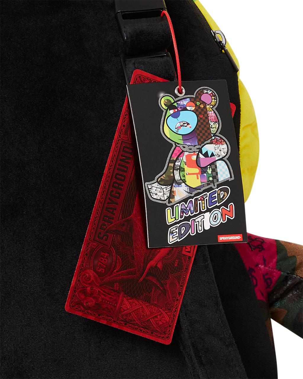 SHARK MASTERPIECES MONEYBEAR TEDDYBEAR BACKPACK