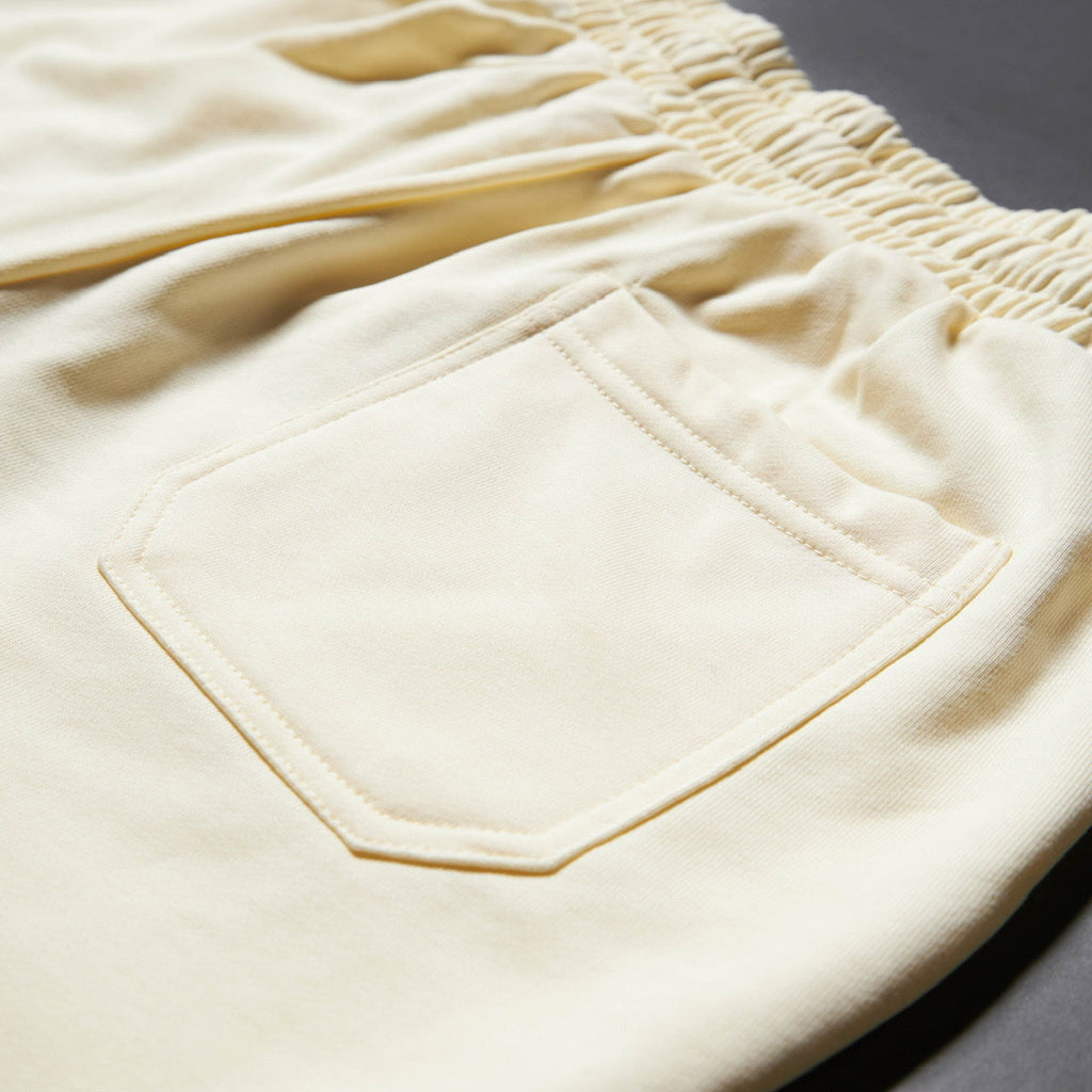 Men's Varsity Shorts Cream