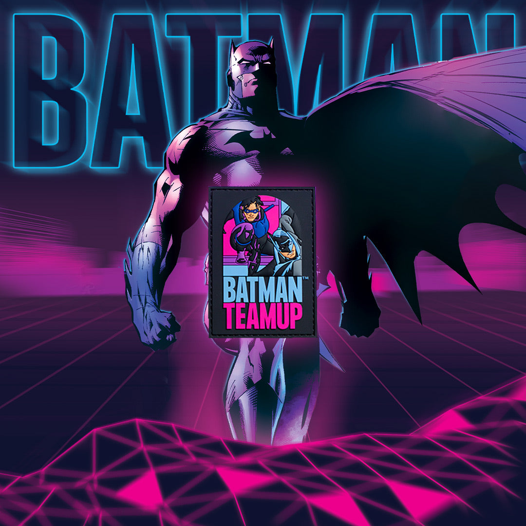 Neon Batman and Nightwing Patch
