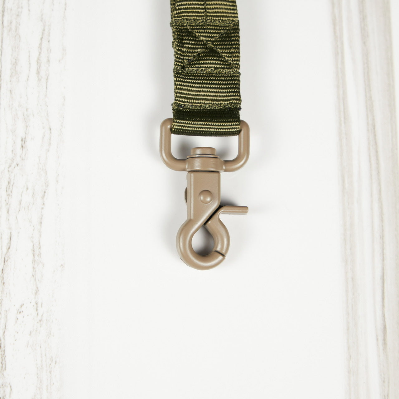 Tactical Nylon Leash Green