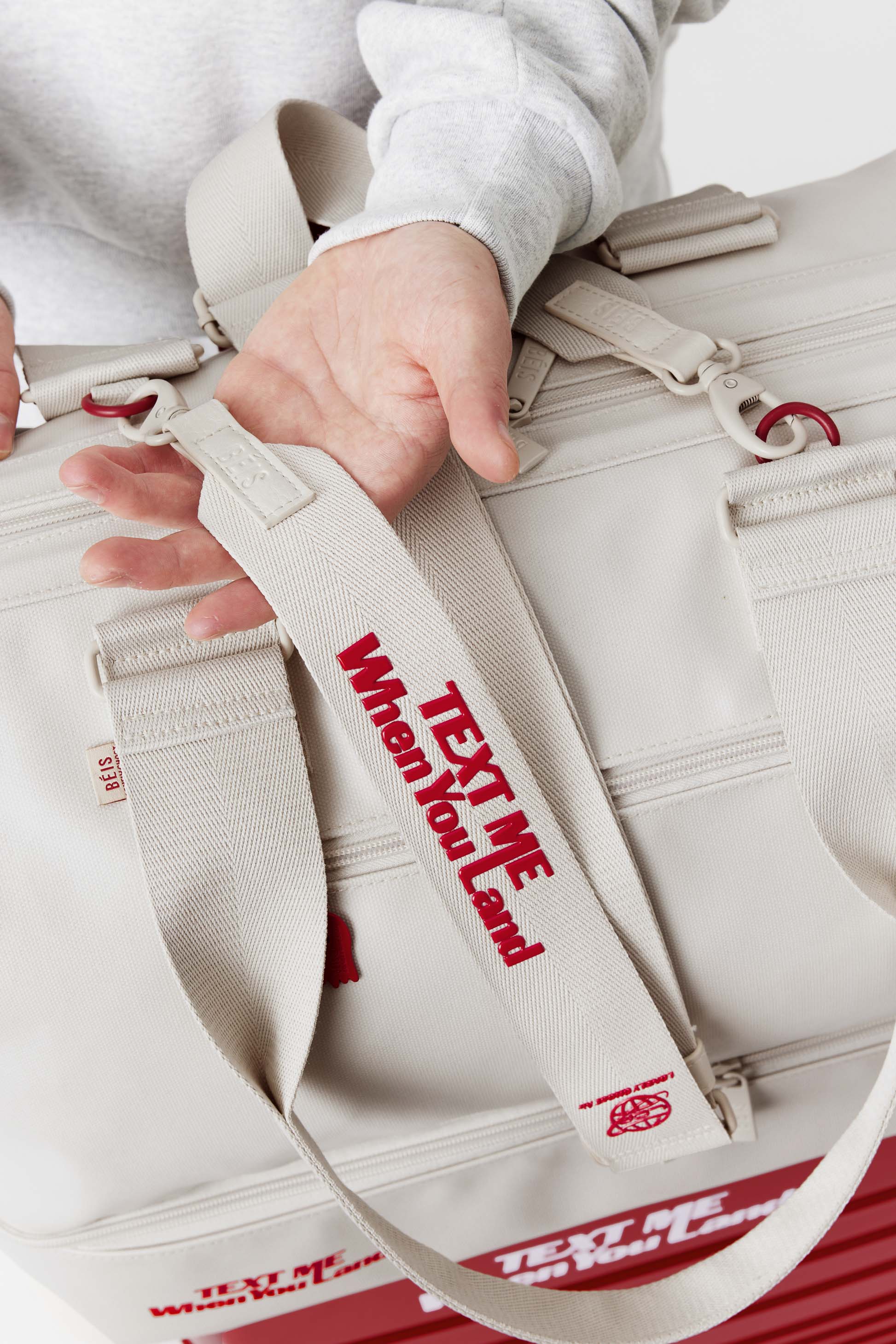 Resale The Shoulder Strap in Ghost White