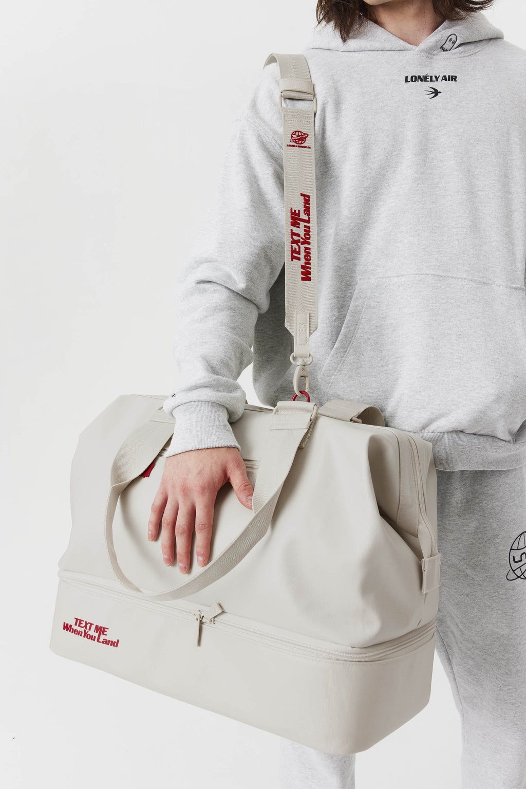 Resale The Shoulder Strap in Ghost White