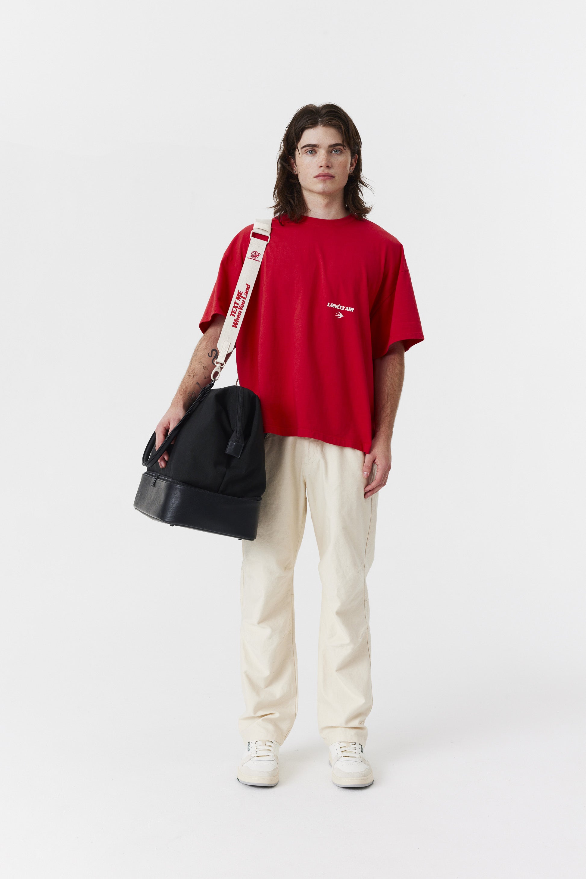 Resale The Shoulder Strap in Ghost White