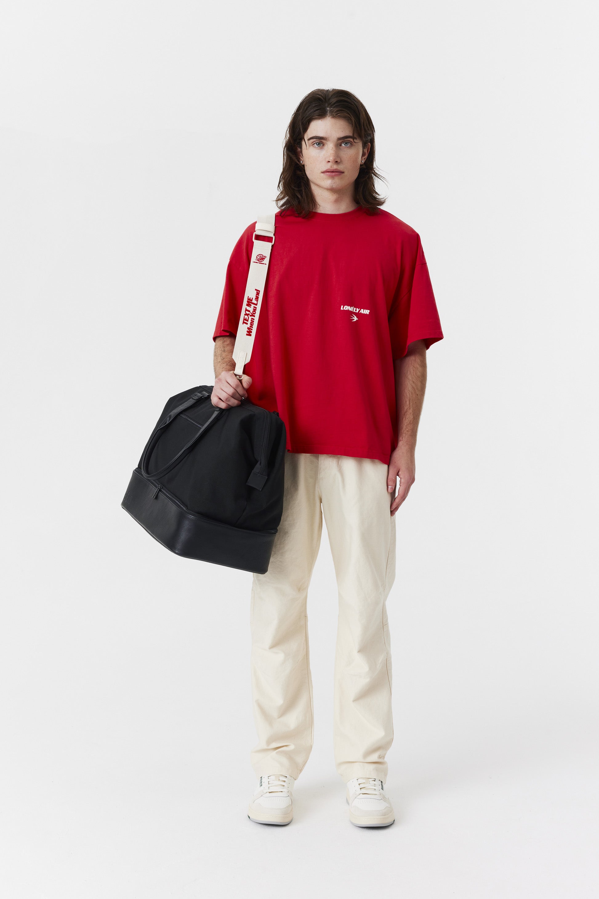 Resale The Shoulder Strap in Ghost White