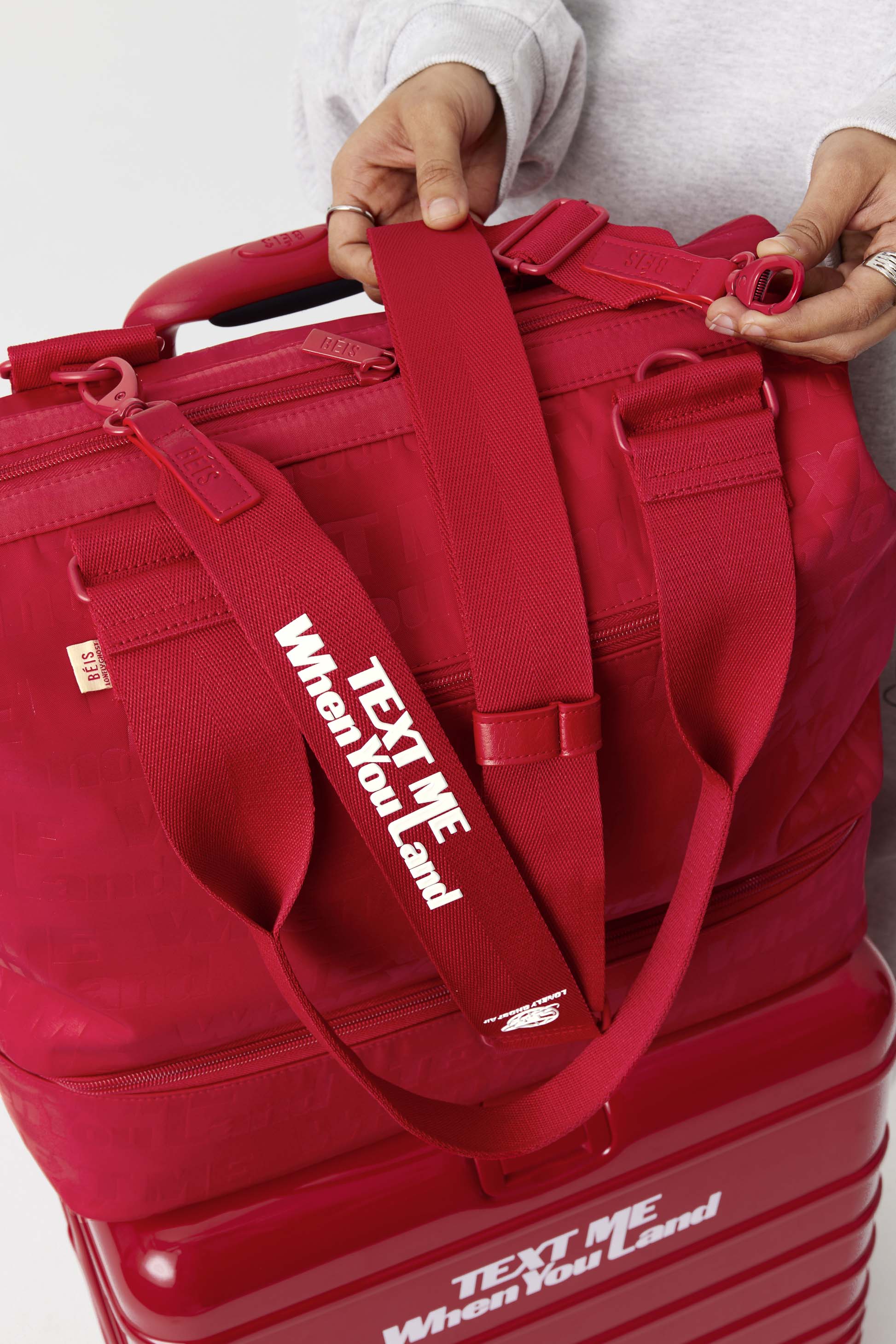 Resale The Shoulder Strap in Text Me Red