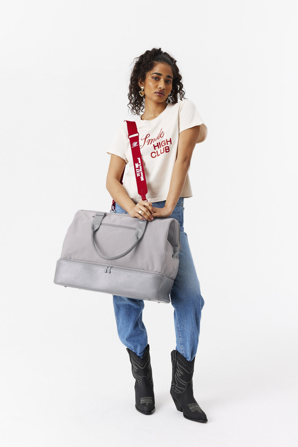 Resale The Shoulder Strap in Text Me Red