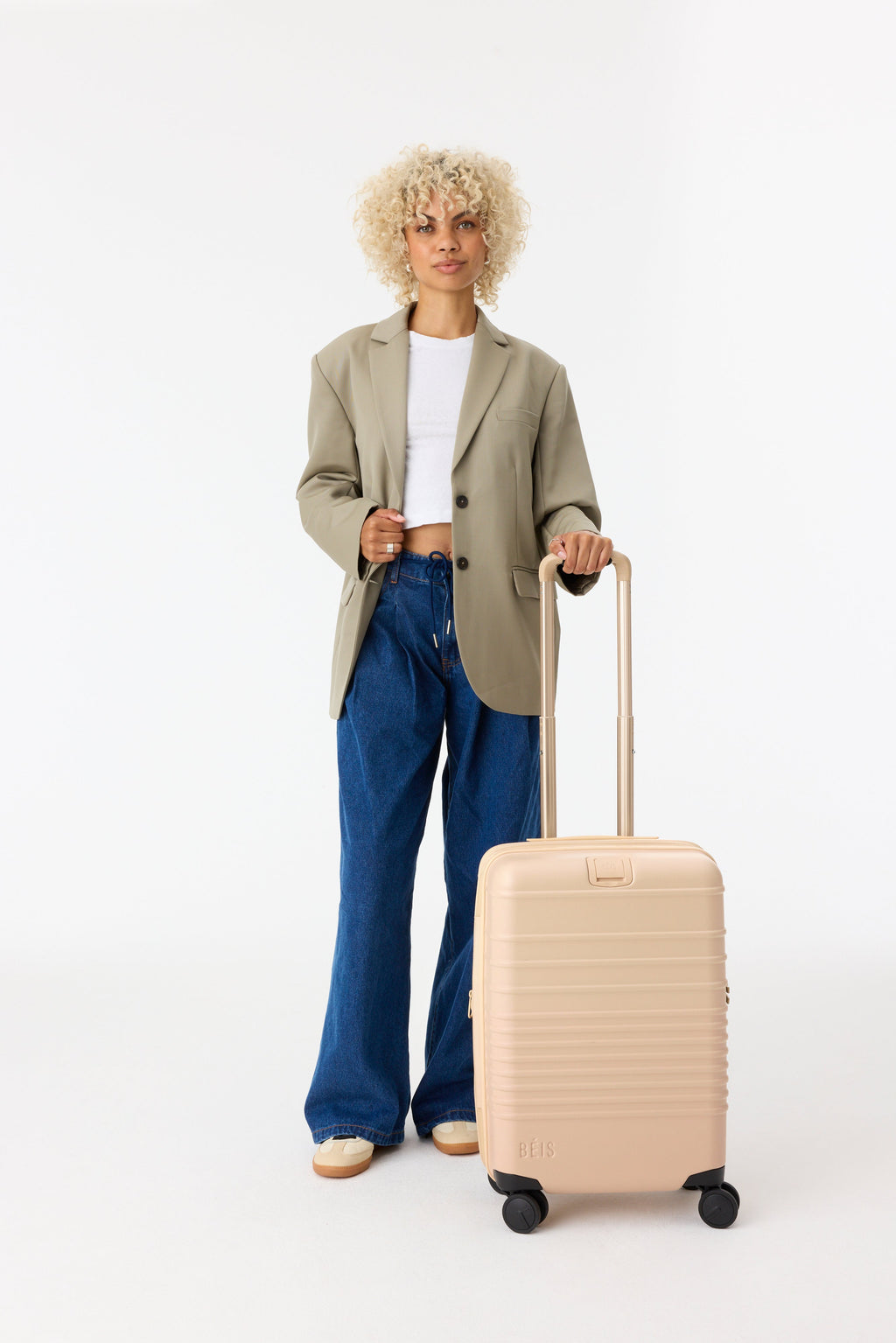 Resale The Carry-On Roller in Beige
