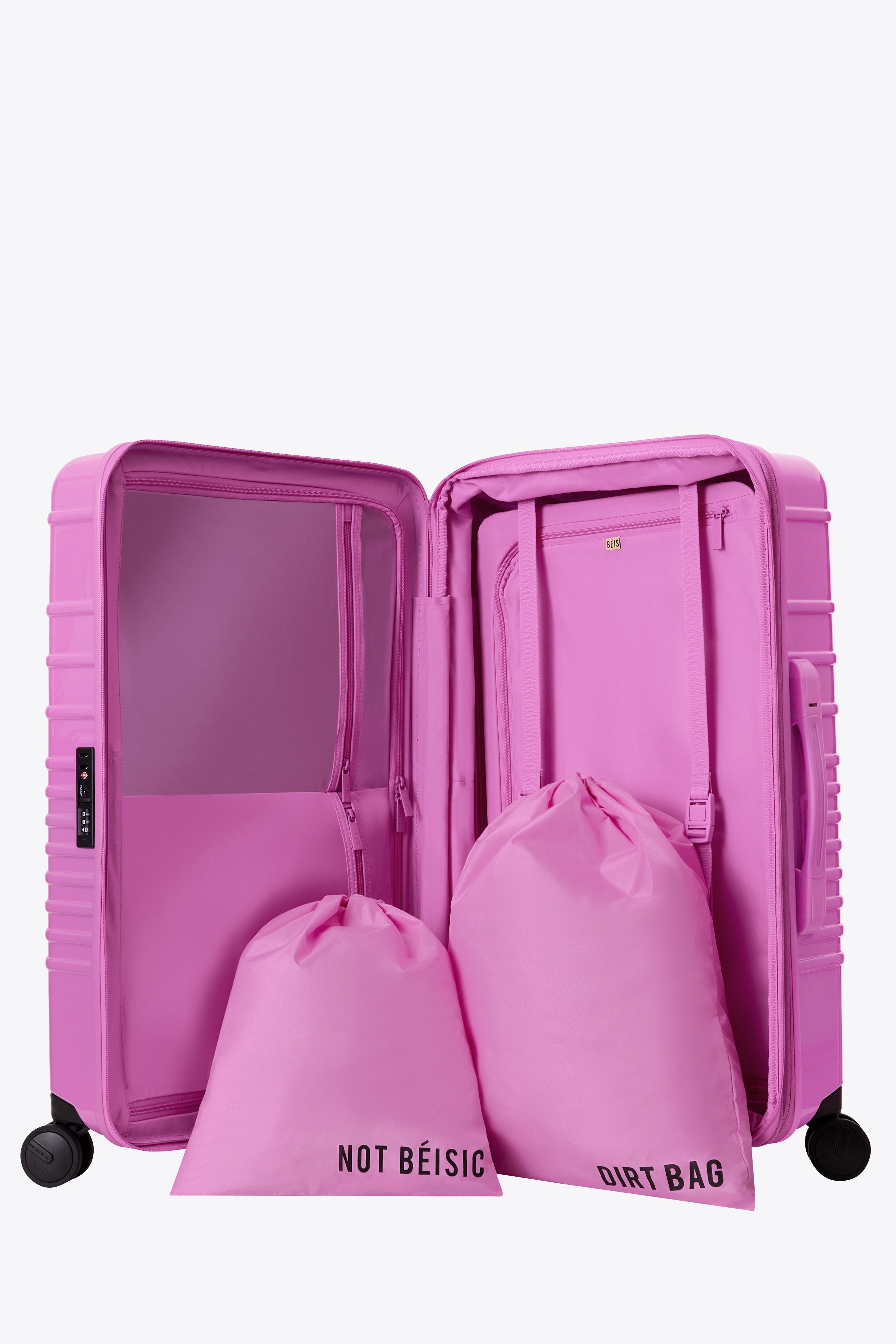 Resale The Medium Check-In Roller in Glossy Berry