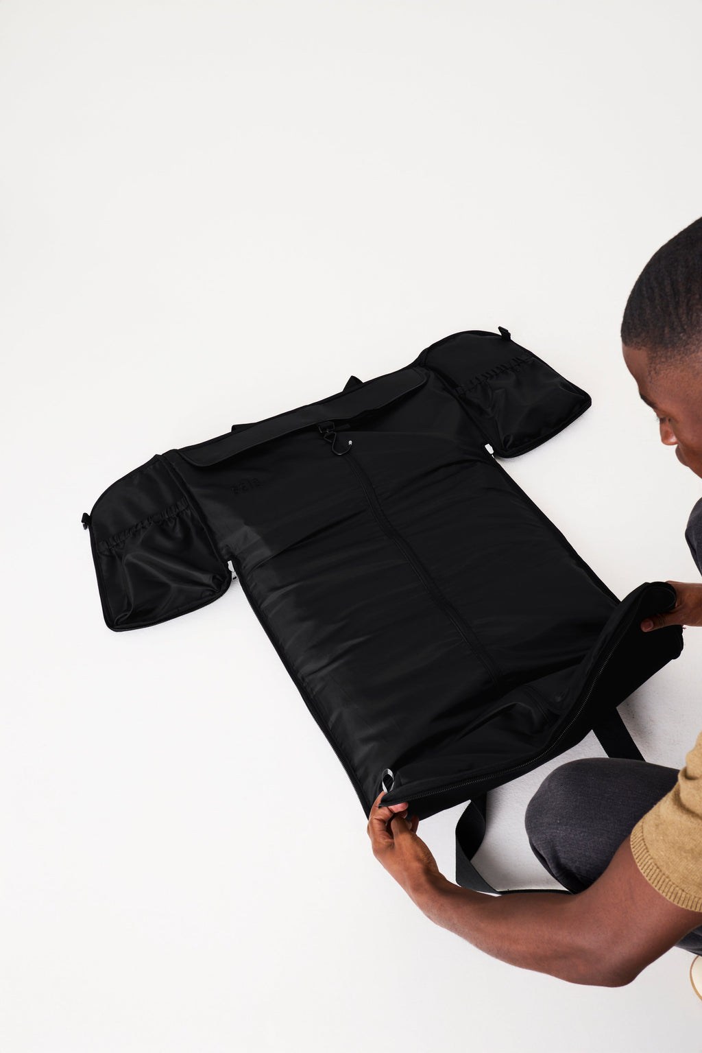 The Garment Duffle Bag in Black