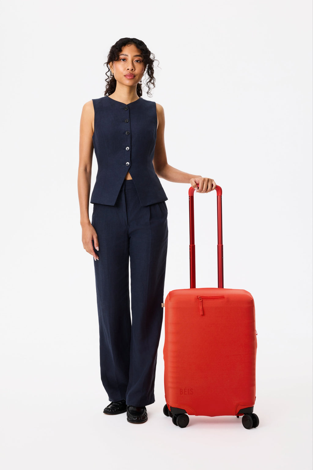 Resale The Carry-On Luggage Cover in Flame