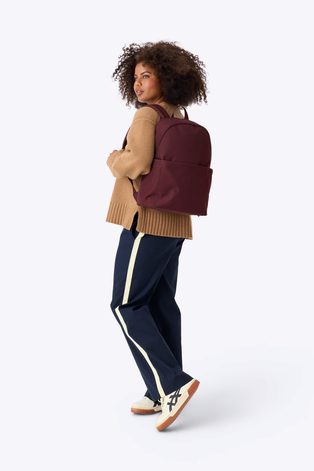 The Classic Backpack in Burgundy