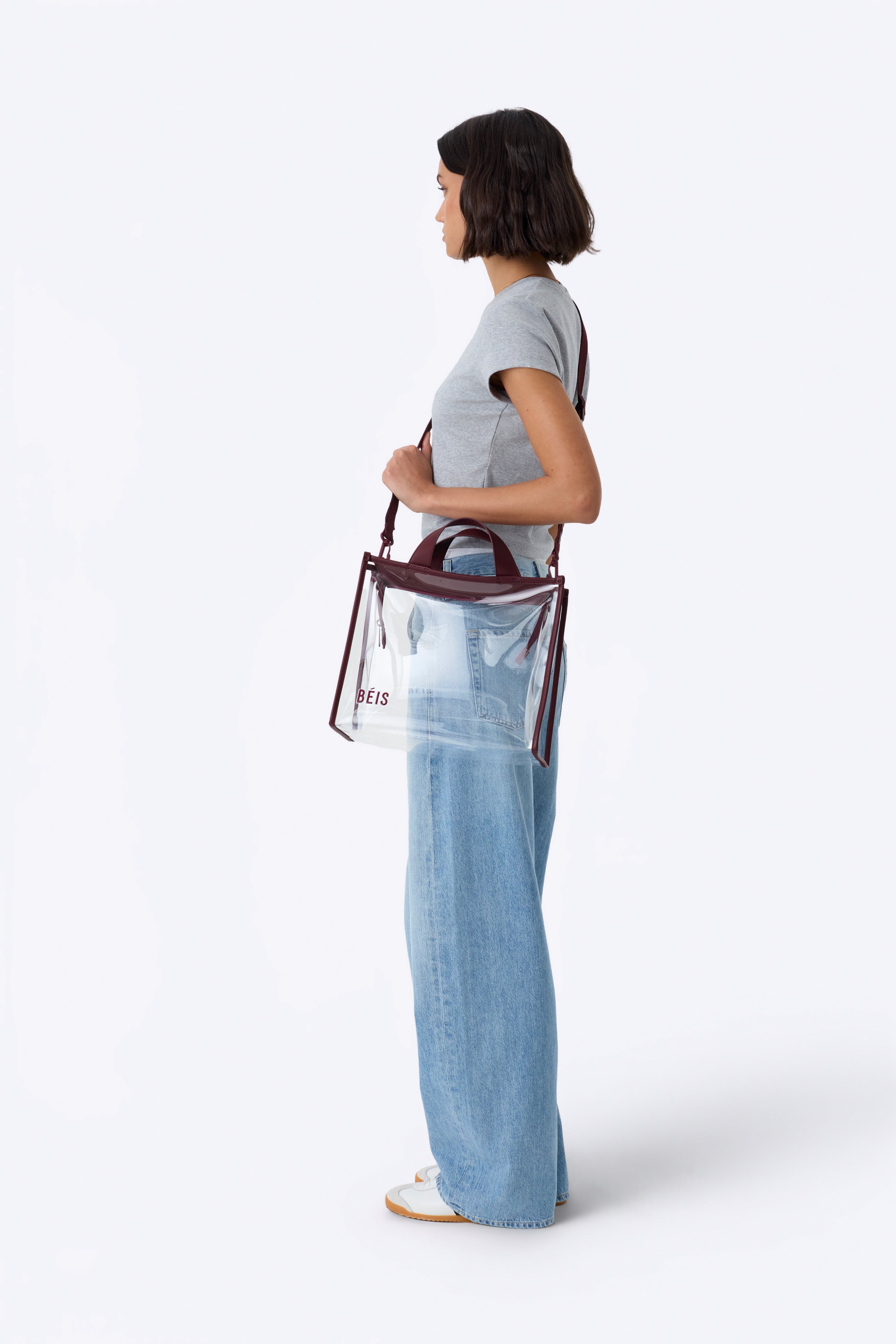 Resale The Stadium Tote in Burgundy