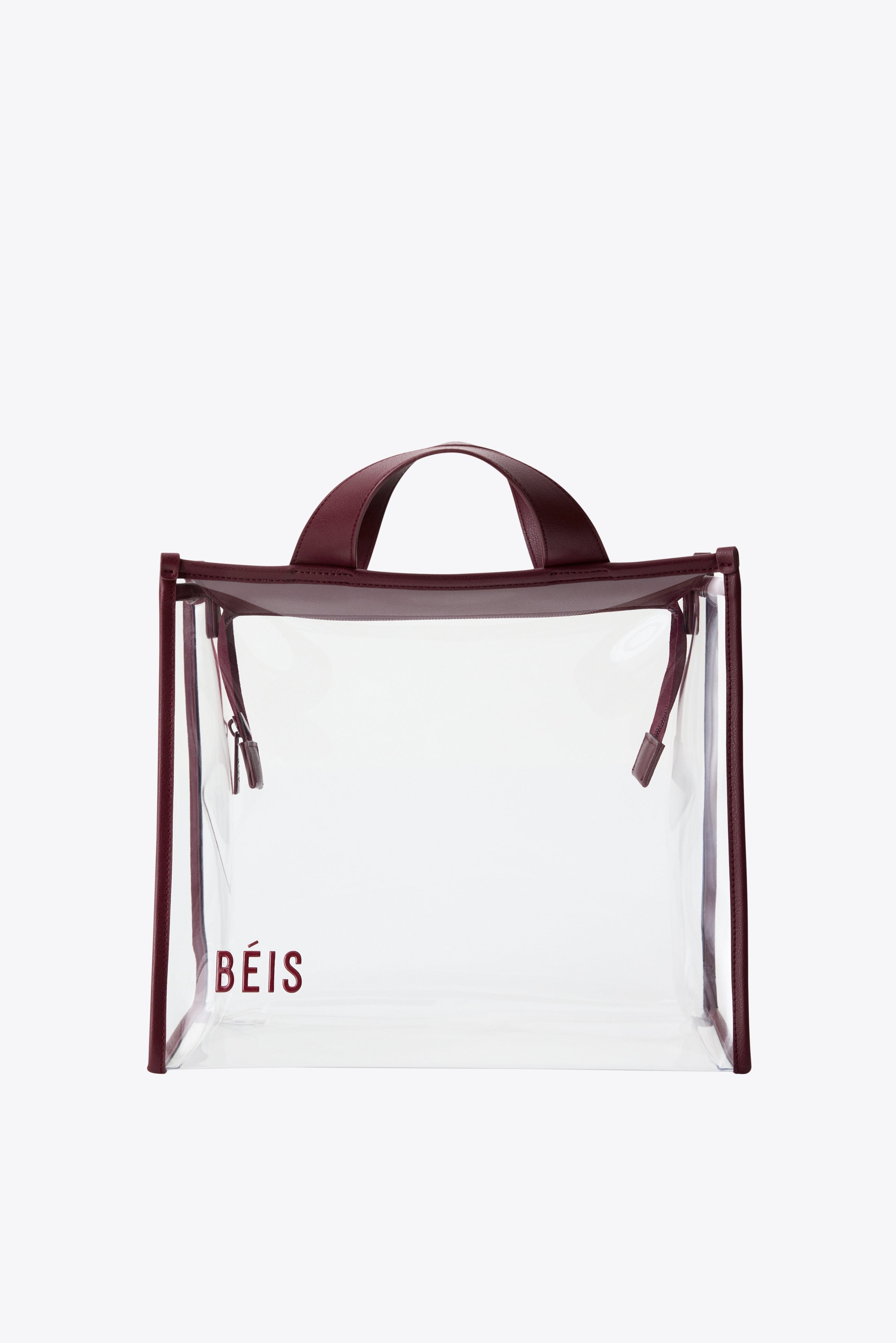 The Stadium Tote in Burgundy