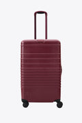 The Medium Check-In Roller in Burgundy