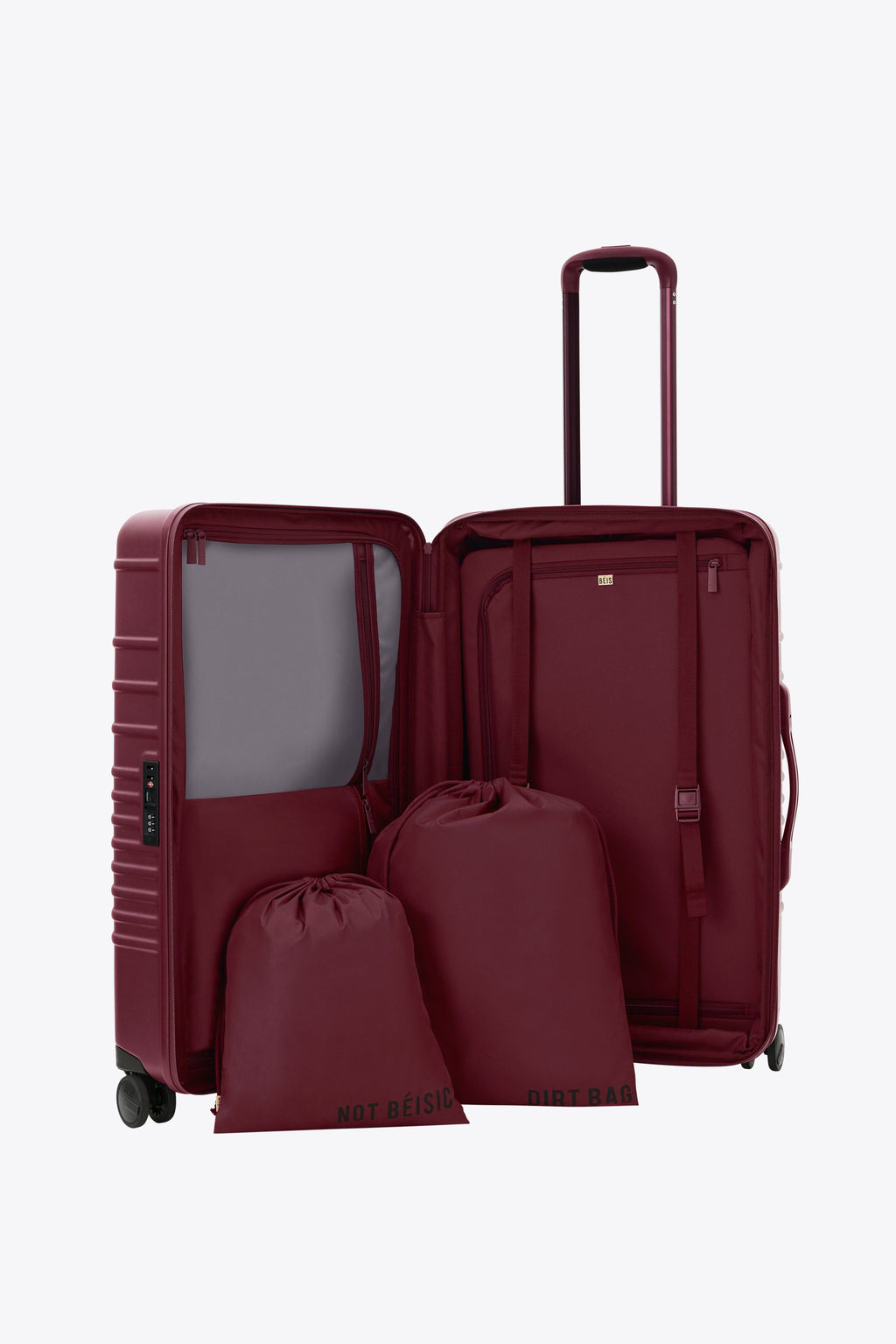 Resale The Medium Check-In Roller in Burgundy