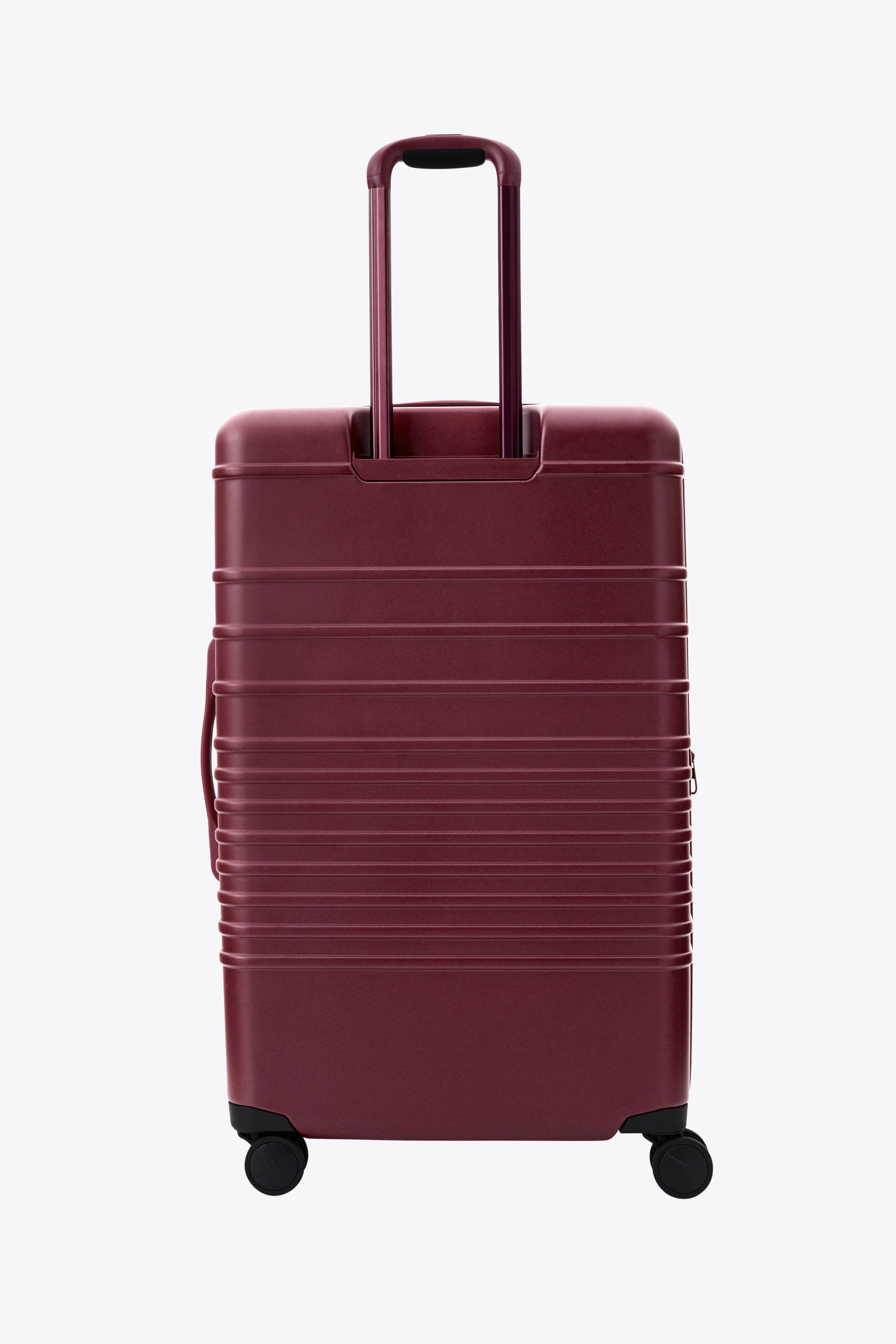 The Large Check-In Roller in Burgundy