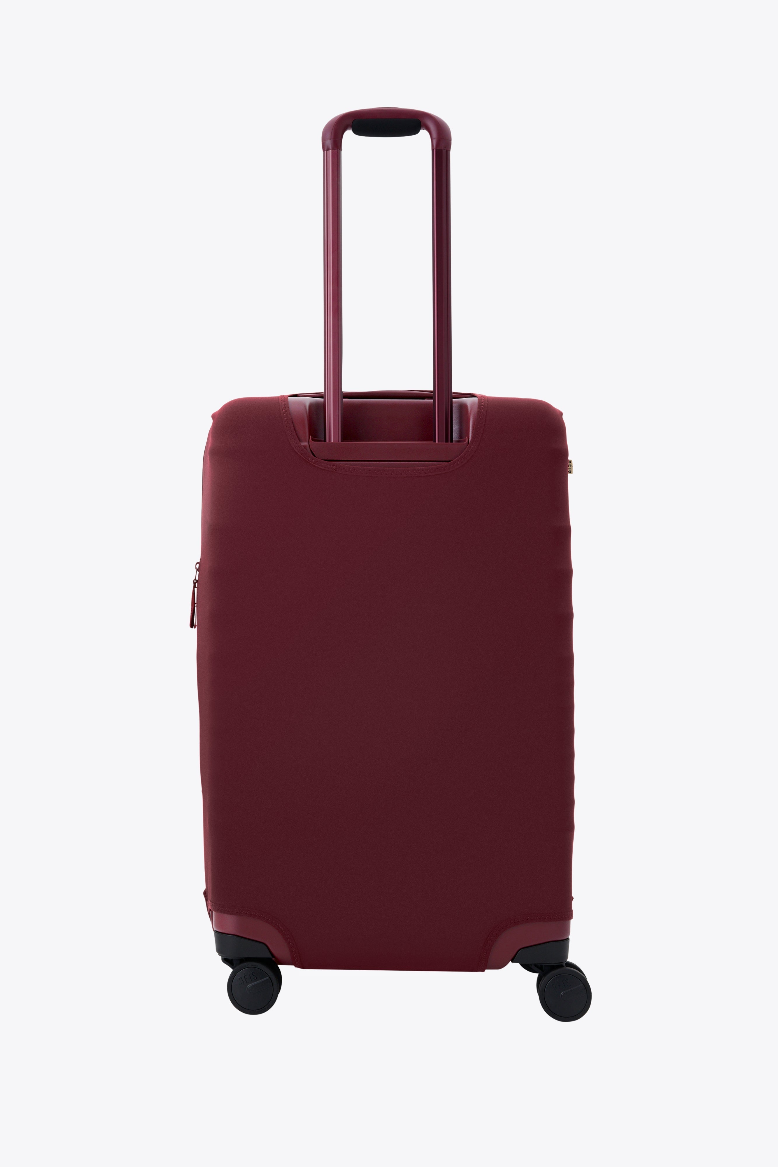 The Medium Check-In Luggage Cover in Burgundy