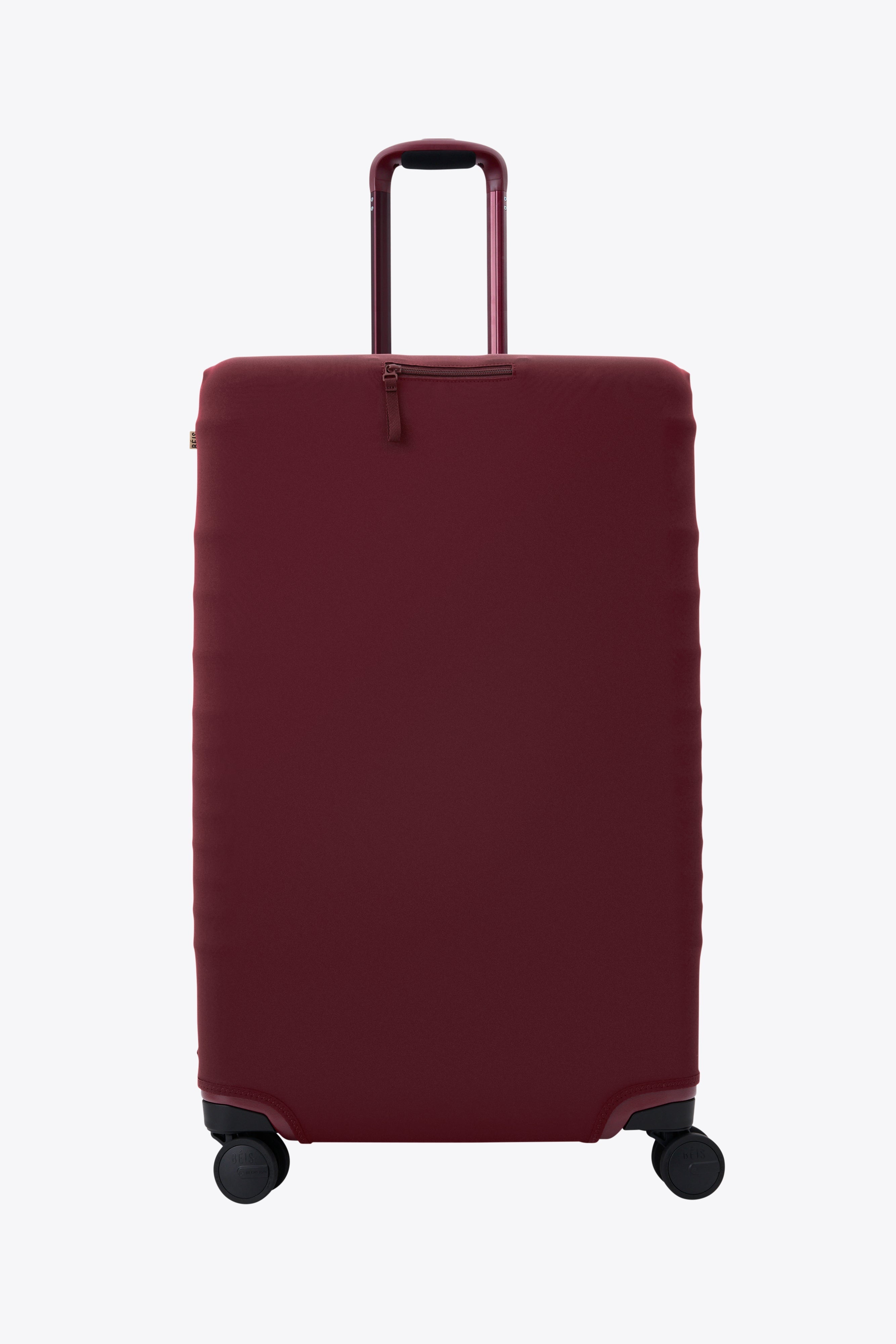 The Large Check-In Luggage Cover in Burgundy