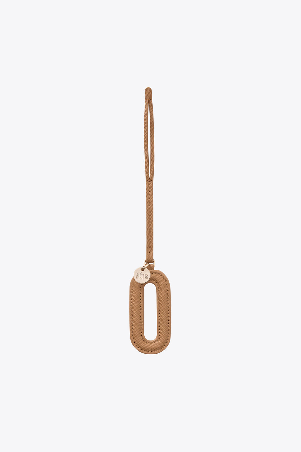 The Letter Charm in Camel