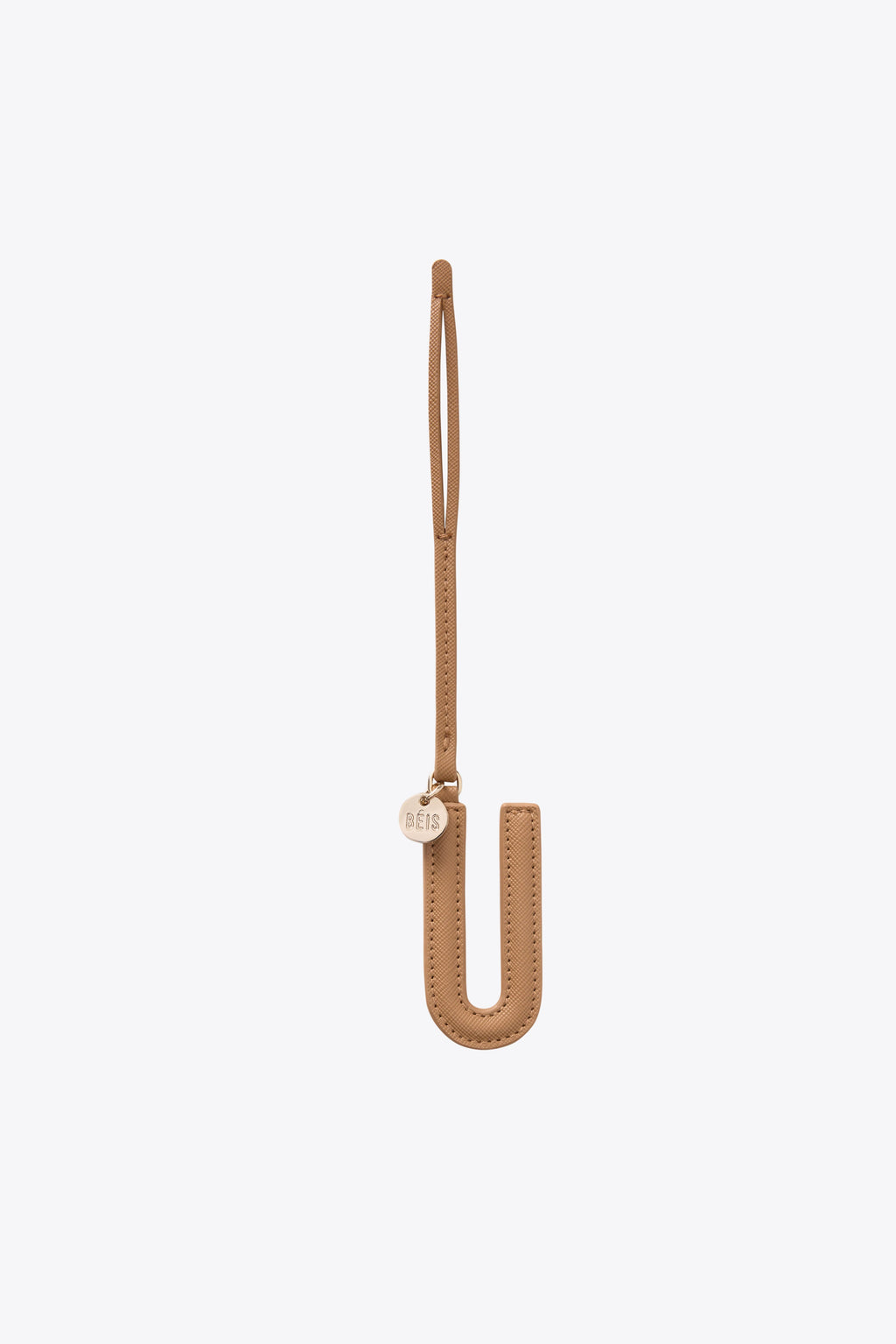 The Letter Charm in Camel